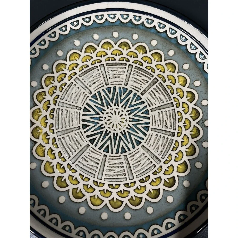 Gibson Designs Elite Reactive Glaze Salad‎ Plate 8.25” EUC